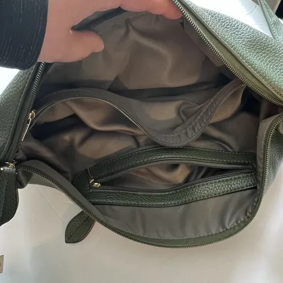 Anthropologie REMI/REID PURSE Olive Green Crossbody - Picture 7 of 10